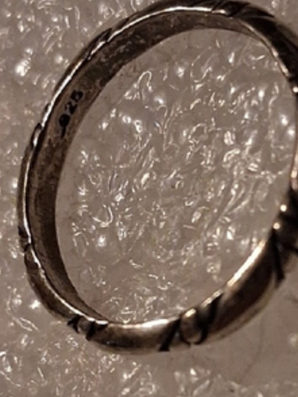 Silpada Stackable 925 Silver Patterned Ring - Picture 5 of 5